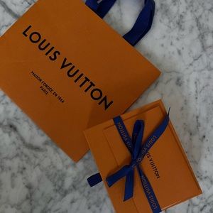 Louis Vuitton Wallet Box, Dust Bag, and Shopping Bag